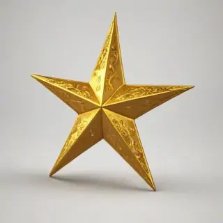 golden star png