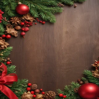 christmas background frame