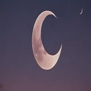 aesthetic crescent moon