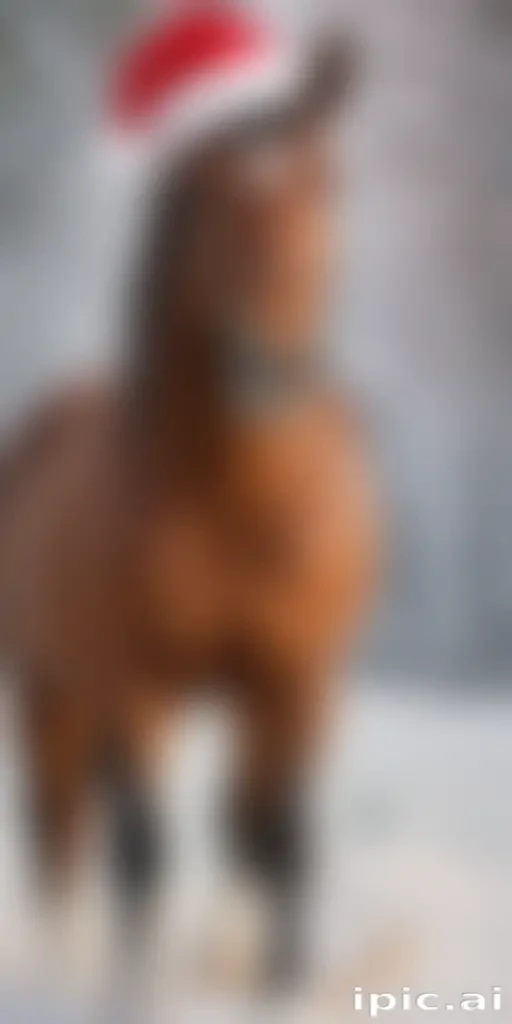 merry christmas images with horses