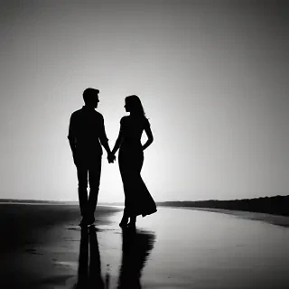 couple silhouette