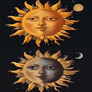 sun and moon