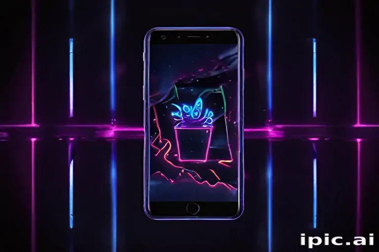 4k neon phone wallpaper