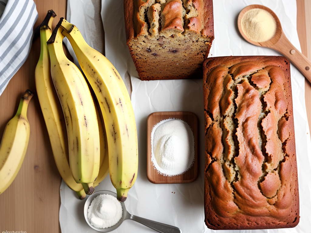 three ingredient banana bread without cake mix
