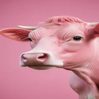 pink cow wallpaper