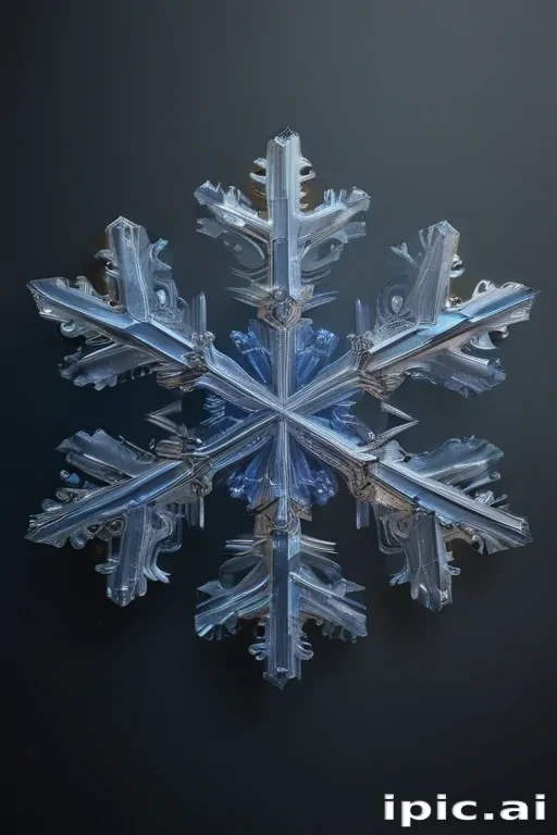 transparent snowflake