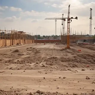 construction site background