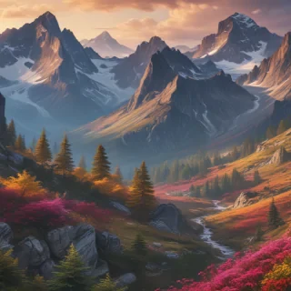 aesthetic mountain wallpaper