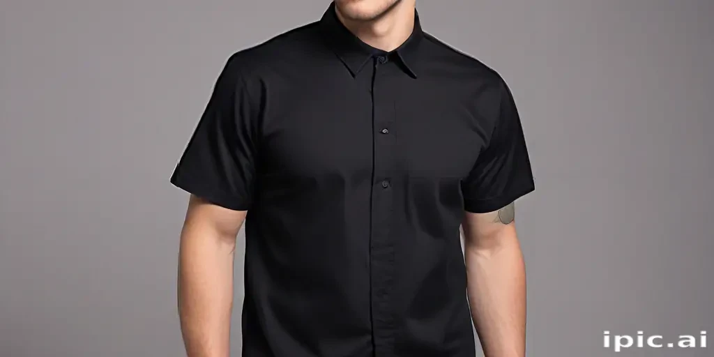 black mockup shirt