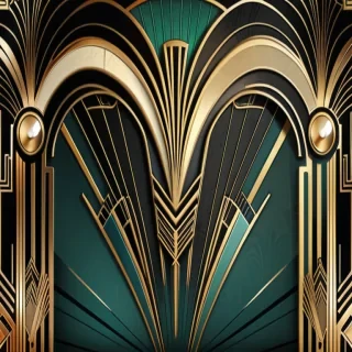 art deco background