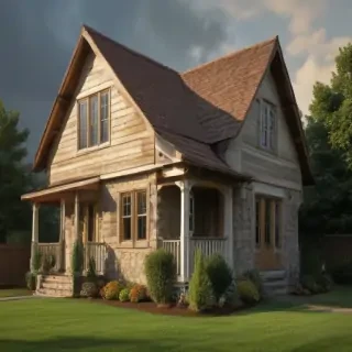 background of a house