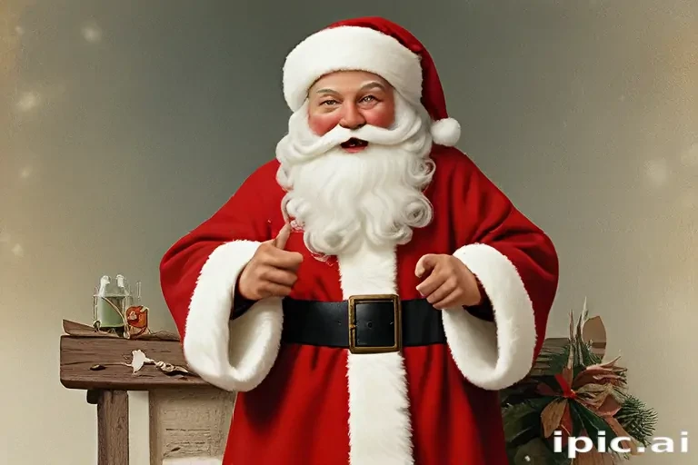 images of vintage santa