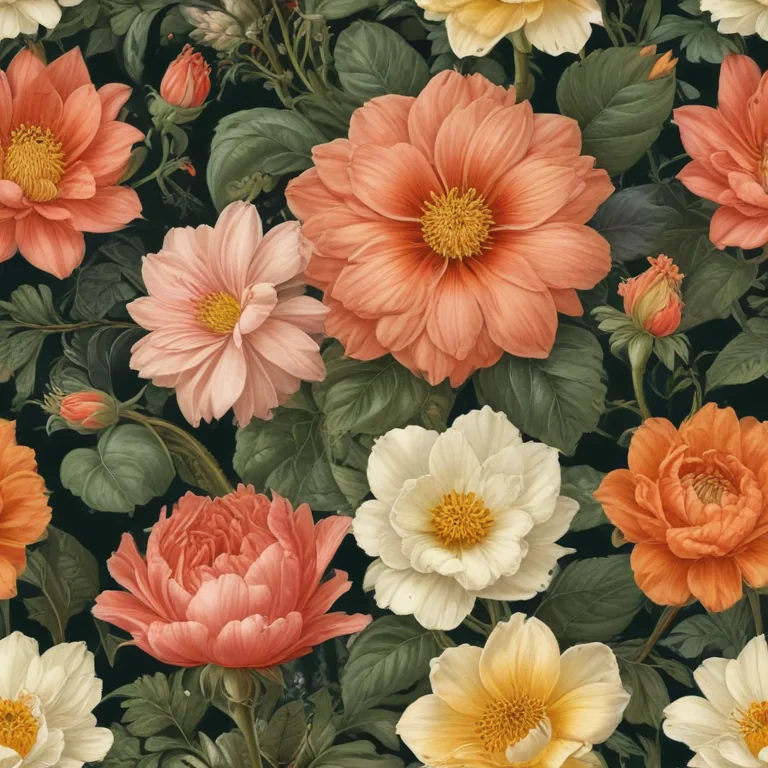 vintage flower illustration