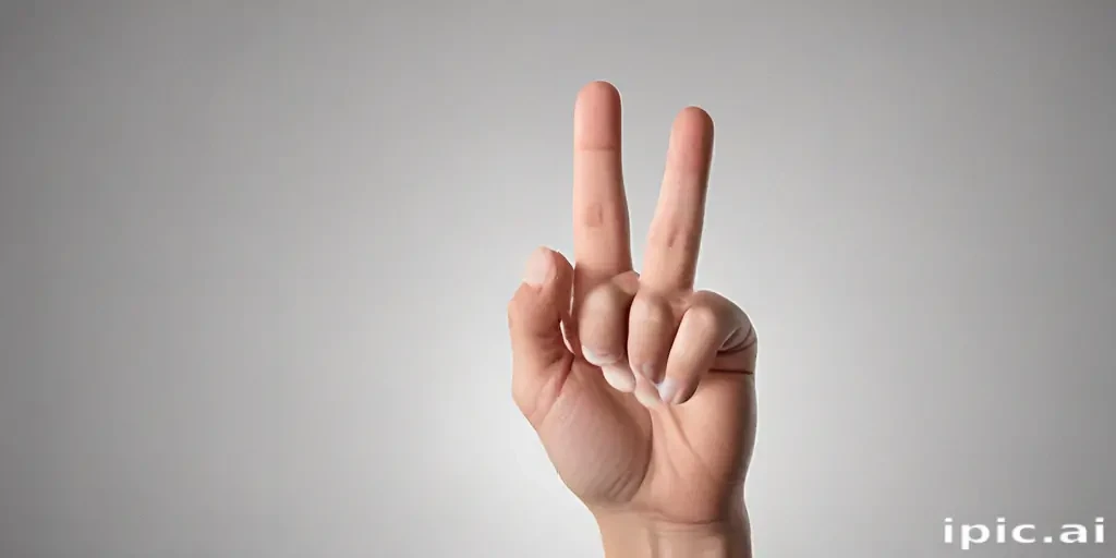 middle finger background