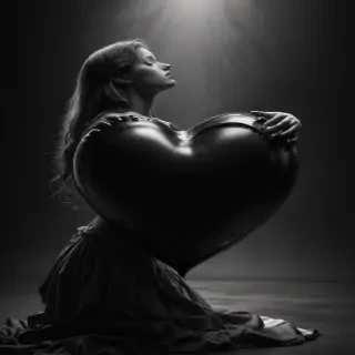 image black heart
