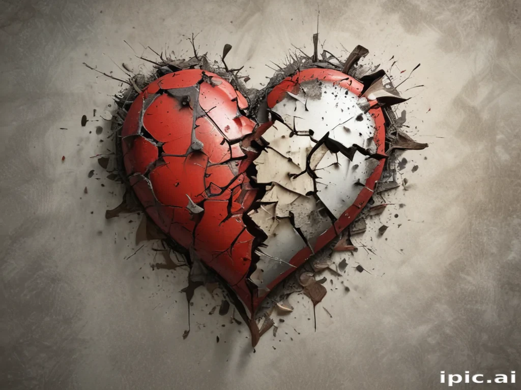 wallpaper broken heart images