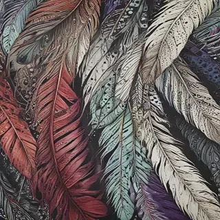 feather design