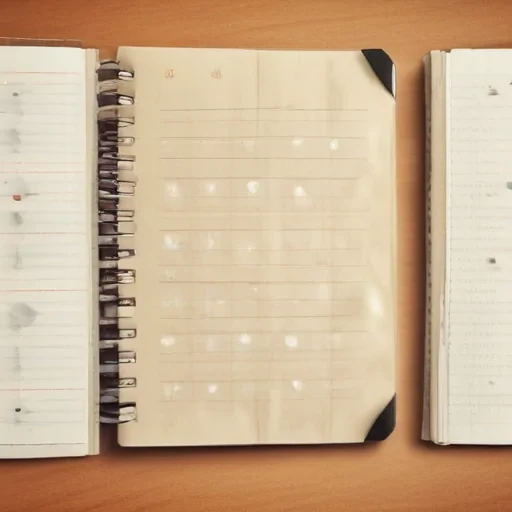 notebook page background