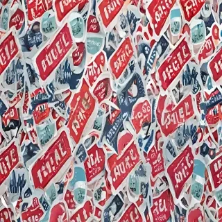sticker texture