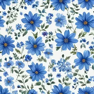 blue flowers png