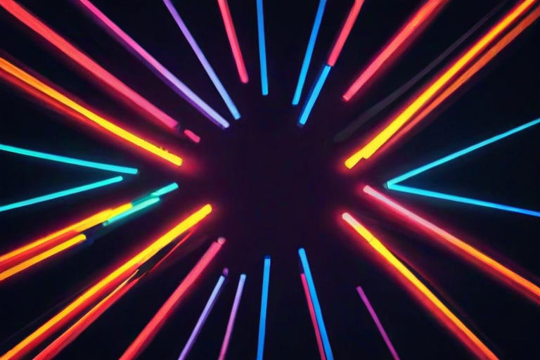 neon back ground