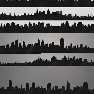city silhouette png