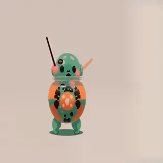 aesthetic cute boba wallpaper