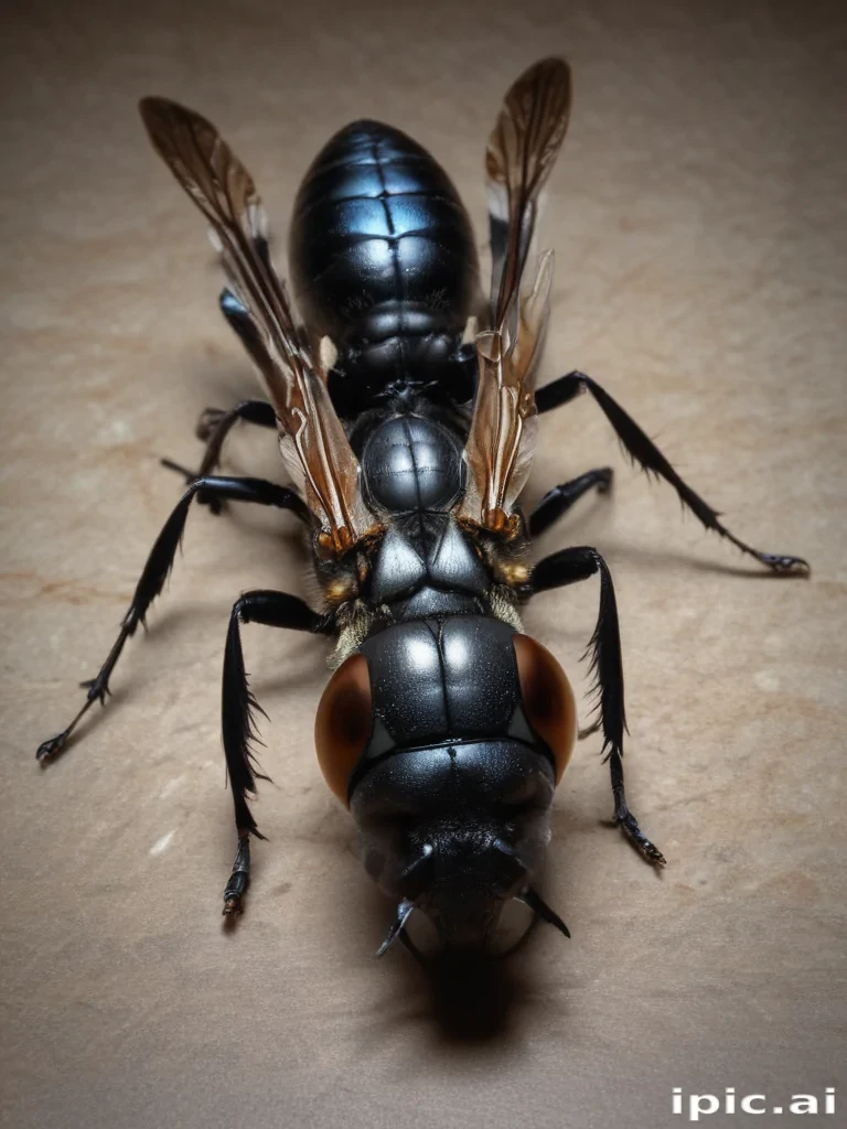 black wasp