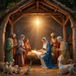 free nativity scene background images