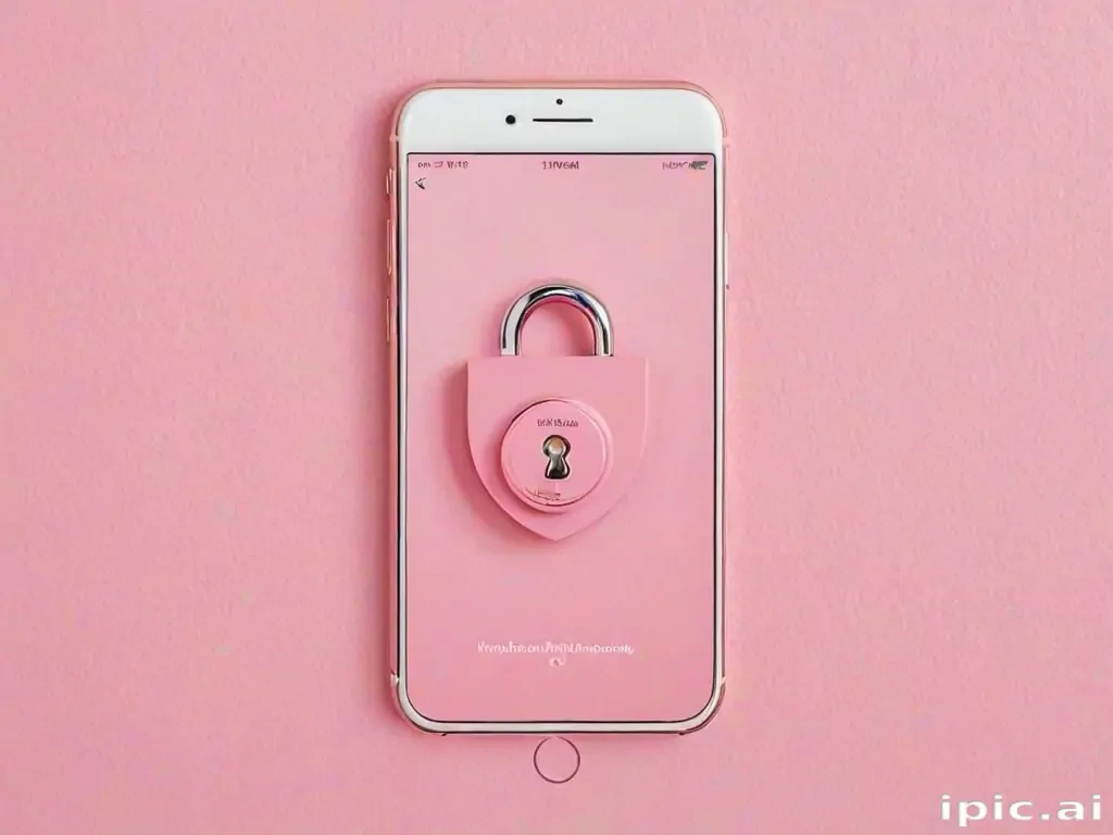pink lock screen