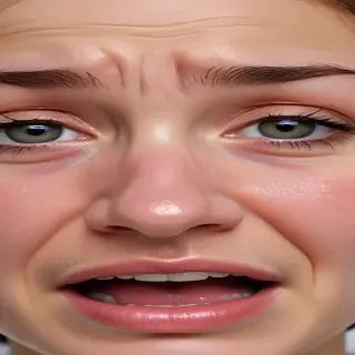 picture of someone crying