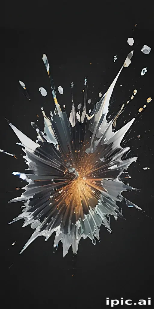 glass shattering png