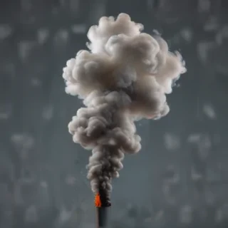 smoke no background