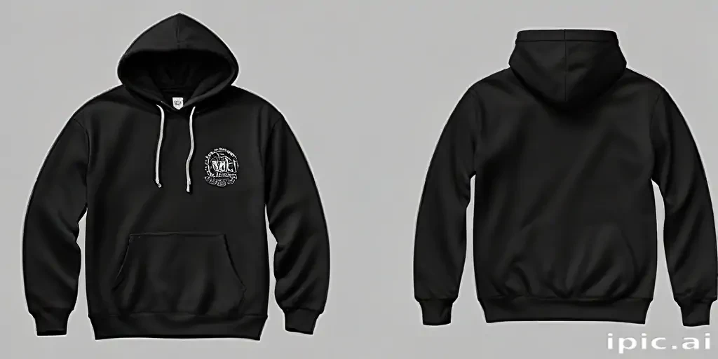black hoodie mockup png