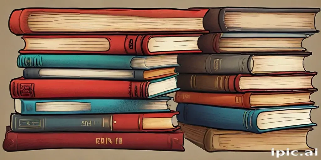 stacked books clip art