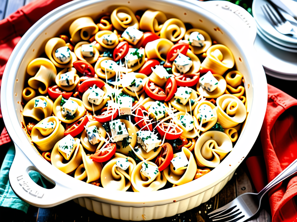 tortellini bake with cream cheese