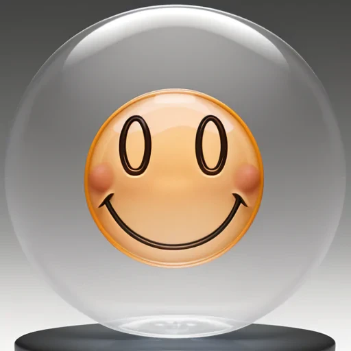 transparent smiley face