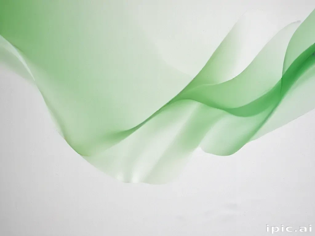 white and green background
