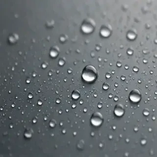 water droplets transparent