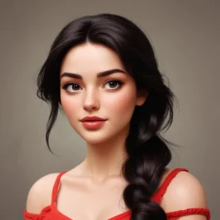brunette cartoon characters