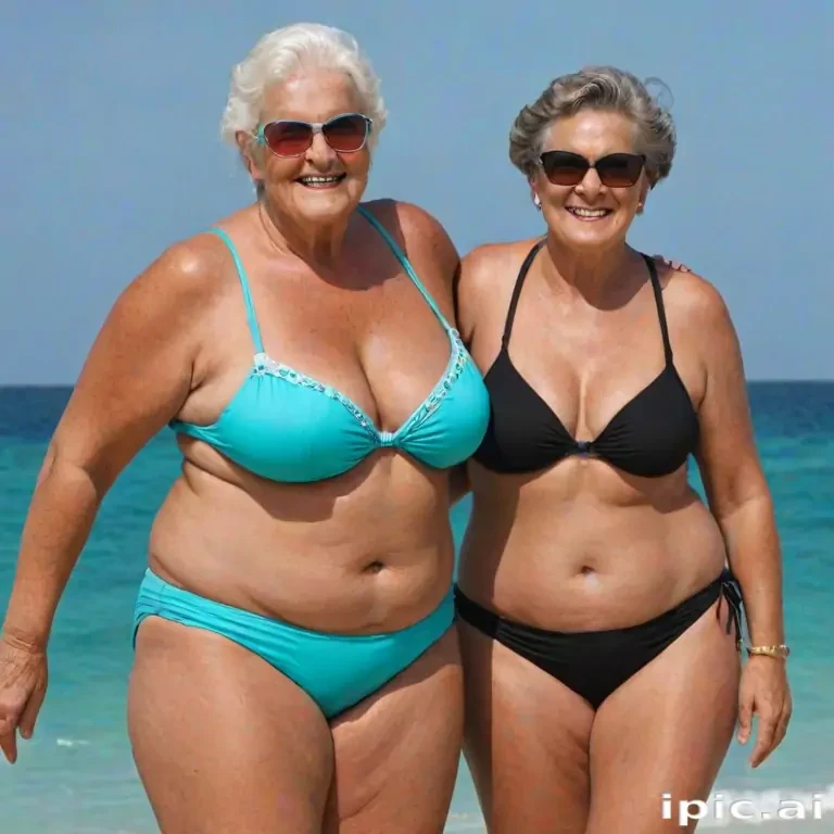 bbw granny bikini