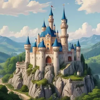 cartoon castle