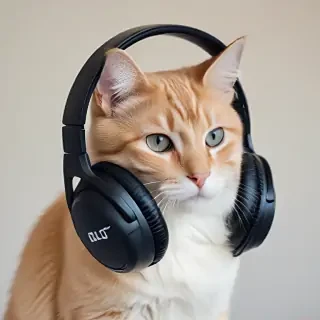 cat headphones png