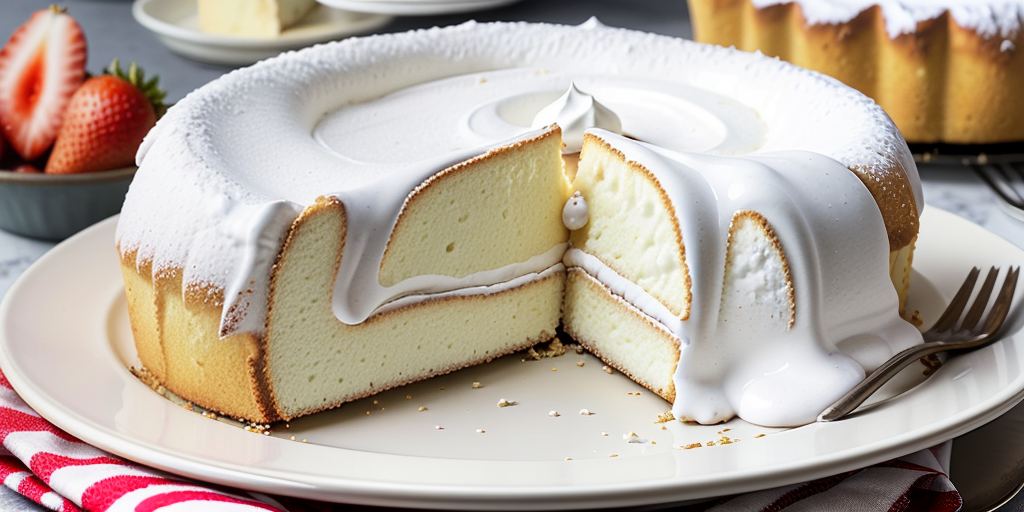 angel food cake with pie filling