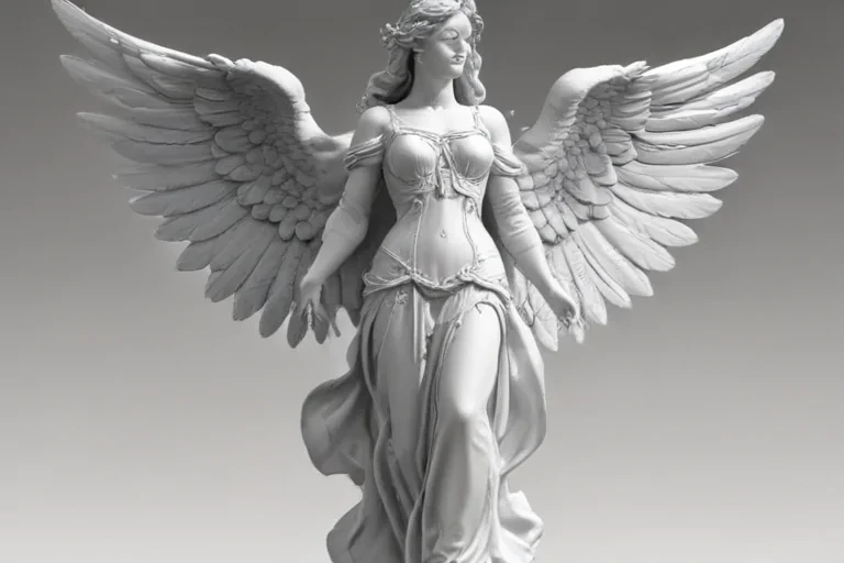 angel clip art black and white