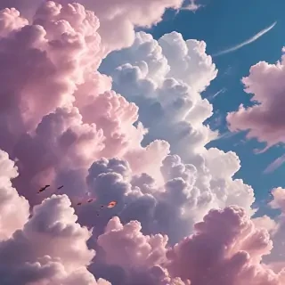 aesthetic clouds wallpaper