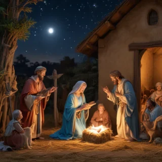 free nativity scene background images