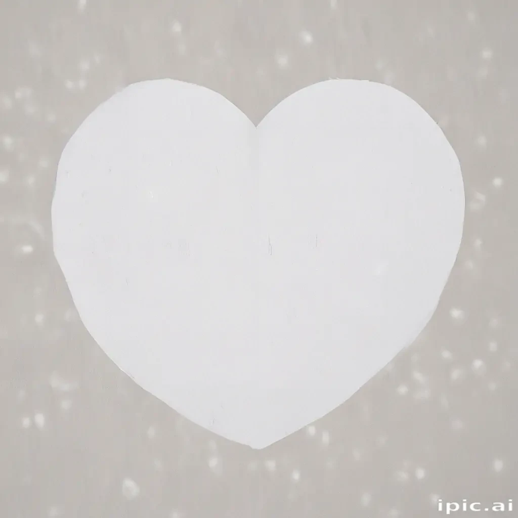 white heart