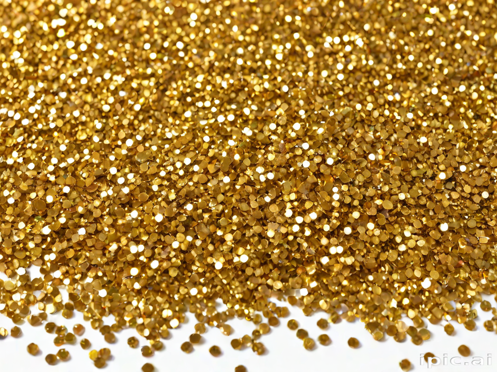 gold glitter png