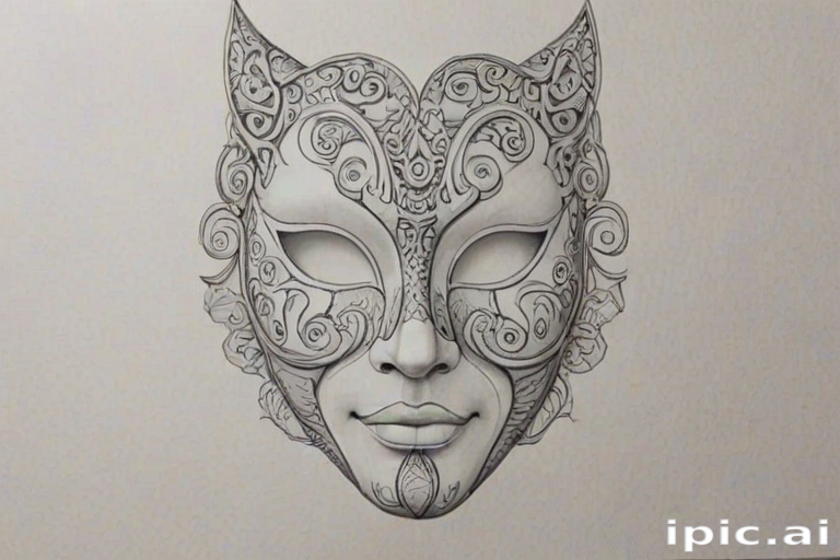 mask drawing